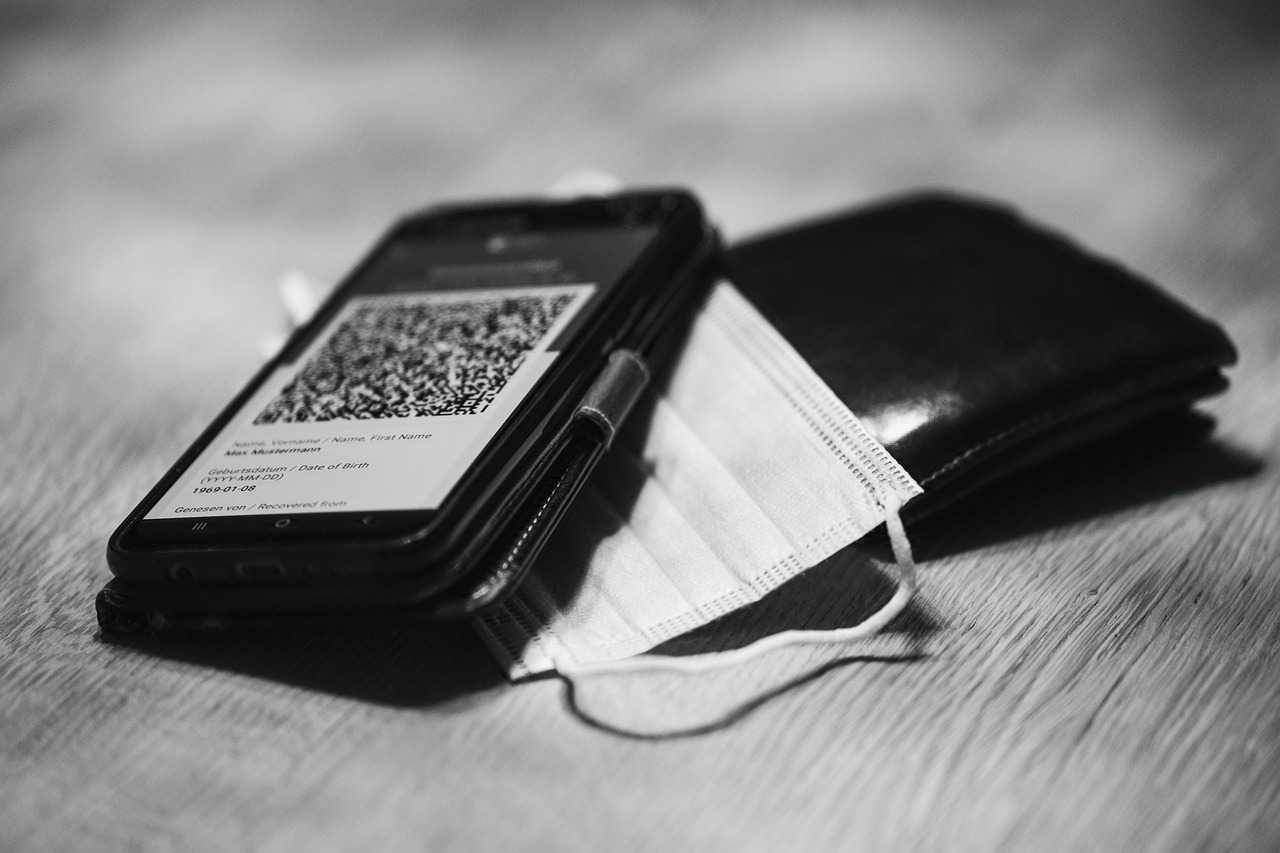 wallet, pandemic, face mask, qr code, black and white, qr code, qr code, qr code, qr code, qr code