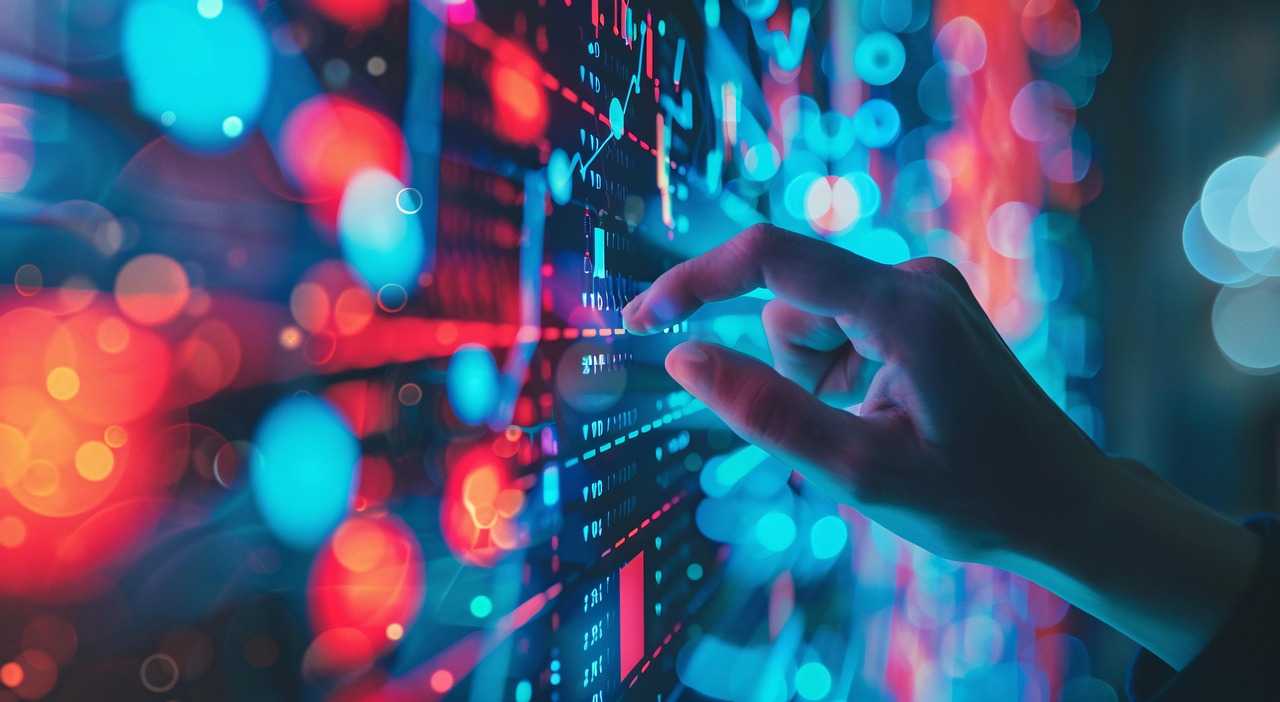 ai generated, stock market, charts, data, digital, technology, finance, trading, analysis, vibrant, colorful, high-tech, dynamic, financial, business, screen, background, close up, economy, investment, market, online, software, fintech