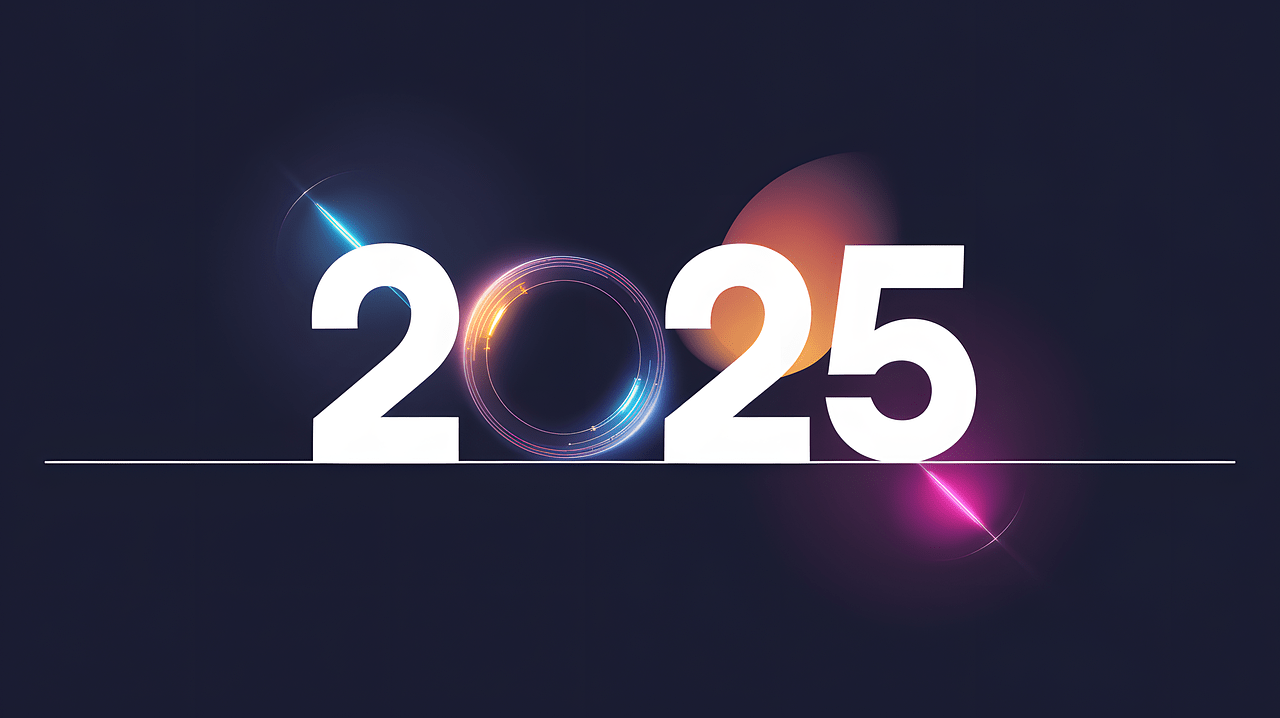 ai generated, 2025, new year's eve, new year's day, happy new year, postcard, turn of the year, end of the year