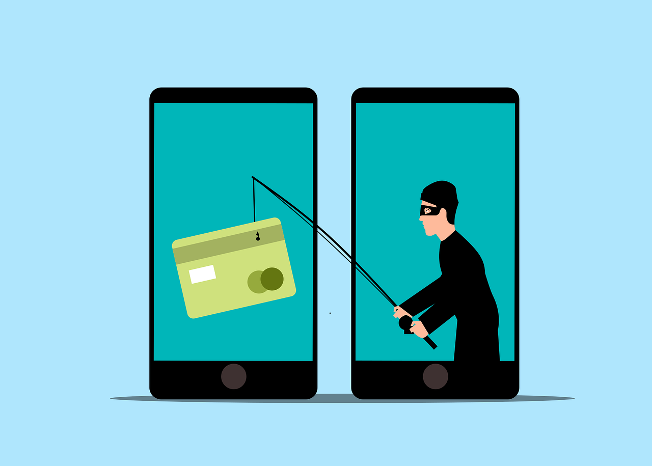 phishing, fraud, hacking, online fraud, scam, concept, hacker, thief, crime, security, hack, technology, criminal, cartoon